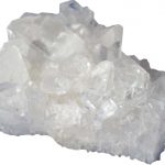Wit heldere edelsteen bergkristal