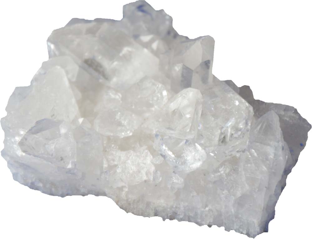 Wit heldere edelsteen bergkristal