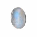 Wit lichtblauwe edelsteen opaal maansteen