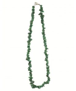 Agaat groen splitketting (gekleurd)