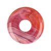 Agaat rood donut 50 mm (gekleurd)