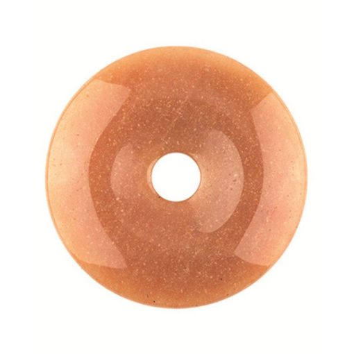 Aventurijn oranje donut 40 mm