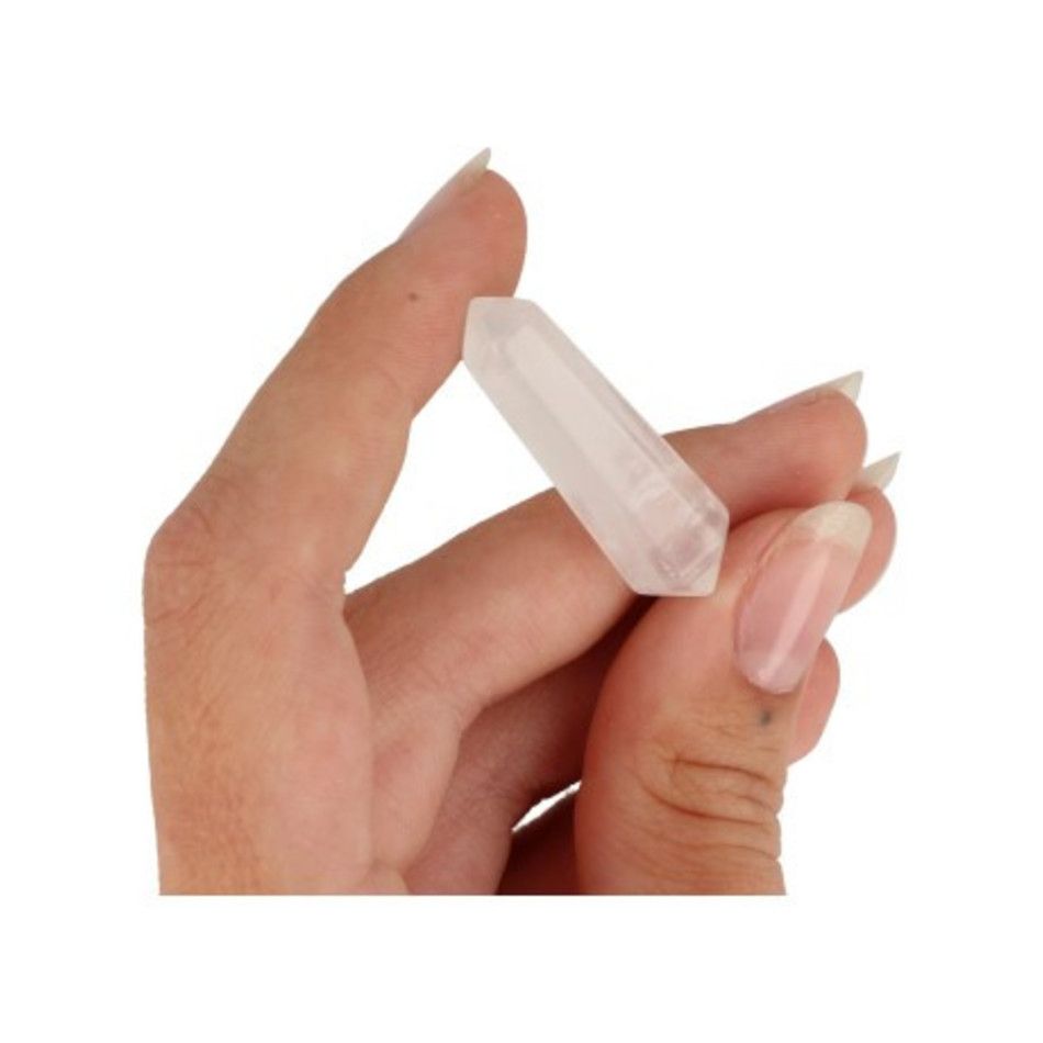Bergkristal dubbeleinder 35 mm