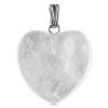 Bergkristal hart hanger 20 mm