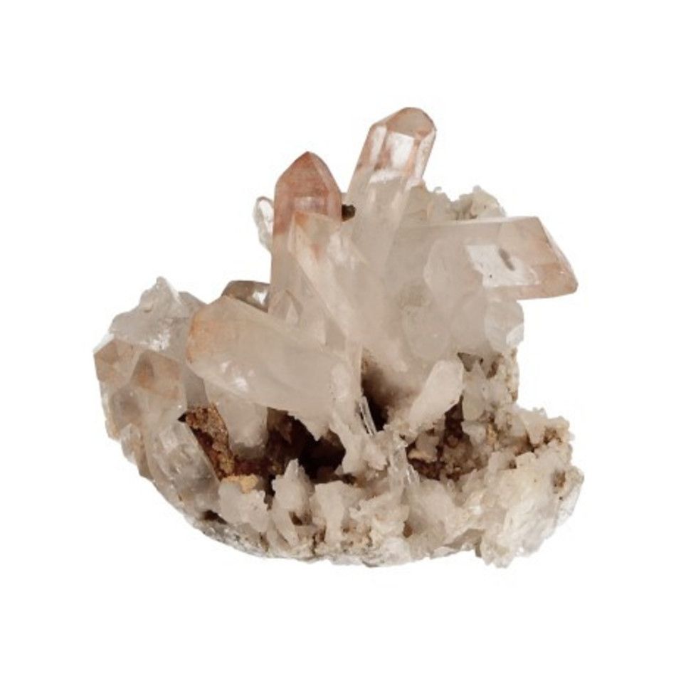 Bergkristal / Lemurisch / Fadenkwarts ruw Marokko, p/kg