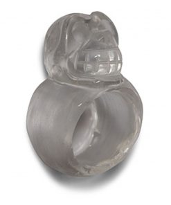 Bergkristal schedel ring