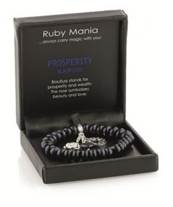 Blaufluss Ruby Mania, armband nr 25, rond (synth)