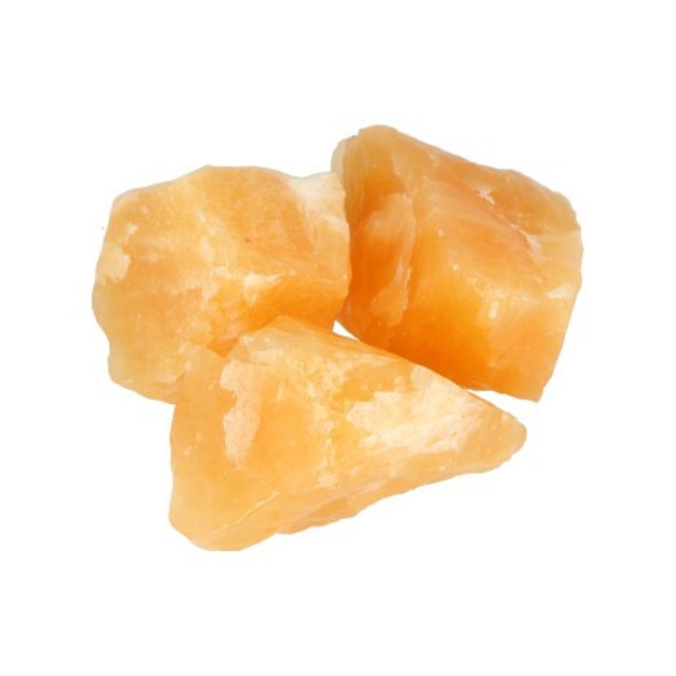 Calciet geel 250 gr. ruwe brokjes