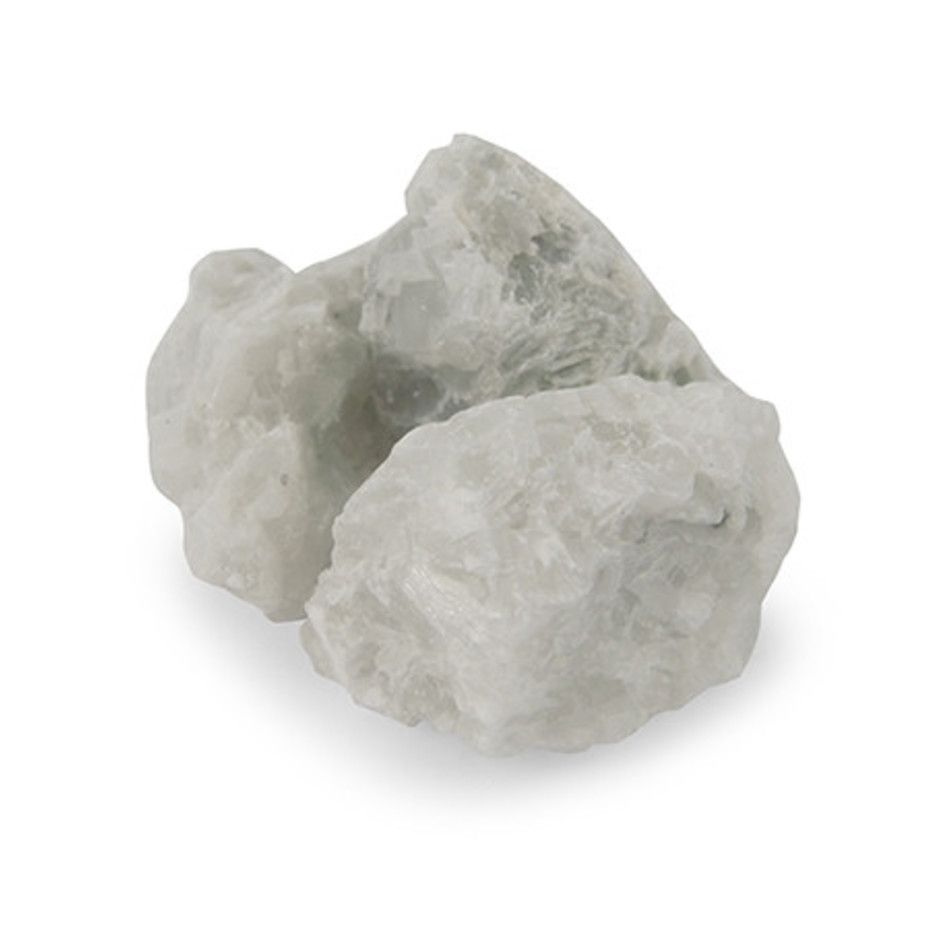 Calciet wit Brazilië 250 gr. ruwe brokjes