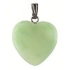 Jade hart hanger 20 mm