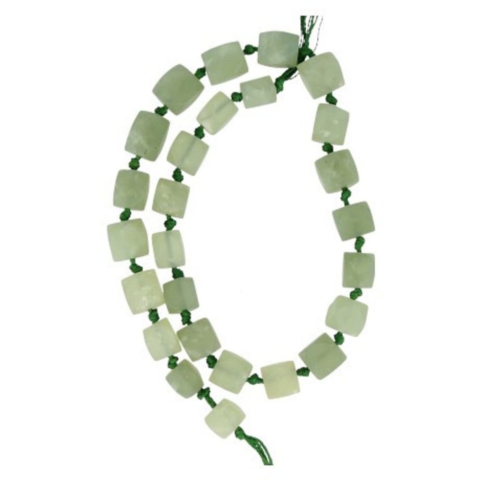 Jade kralen streng blok geknoopt