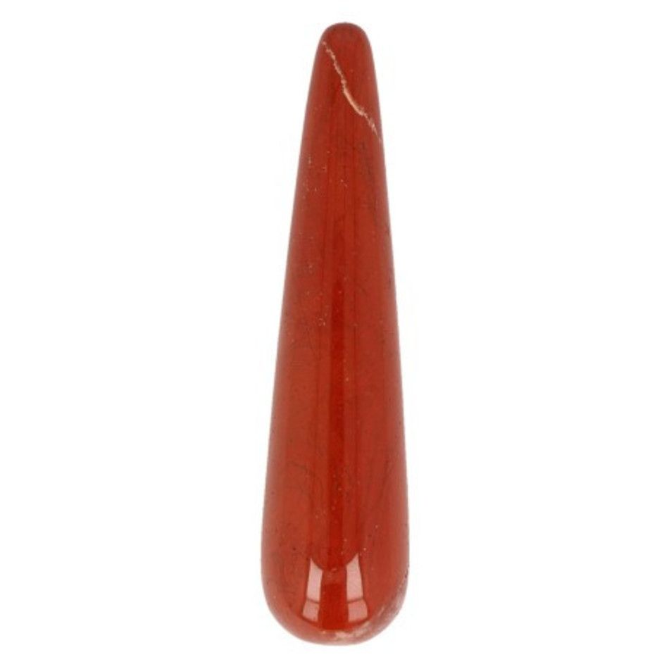 Jaspis rood massage griffel 7,5 cm