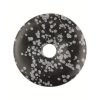 Obsidiaan sneeuwvlok donut 30 mm