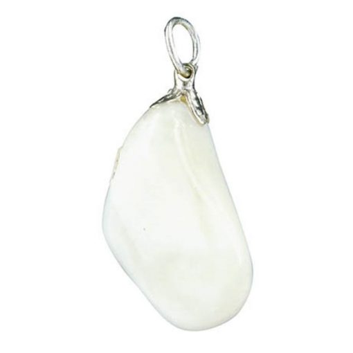 Opaal wit edelsteen hanger