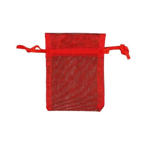 Organza buidel 7x9 rood