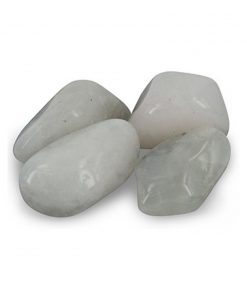 Petaliet wit trommelstenen (mt3), per gram