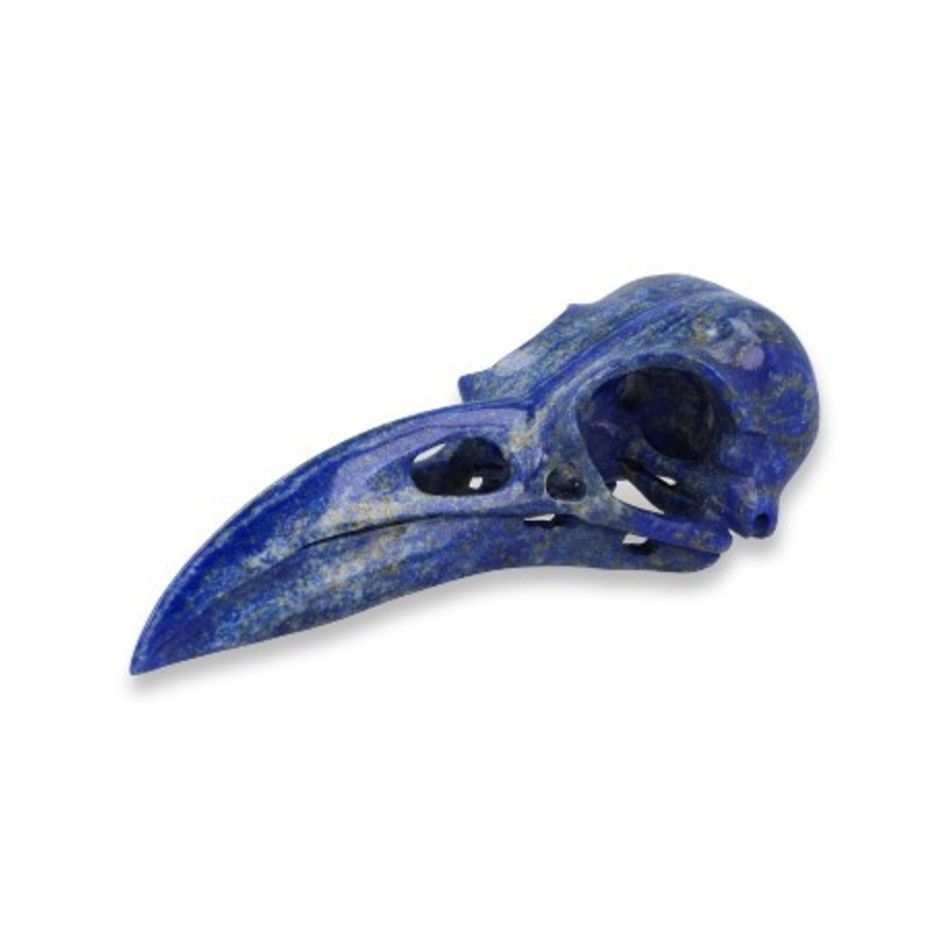 Raven schedel Lapis Lazuli