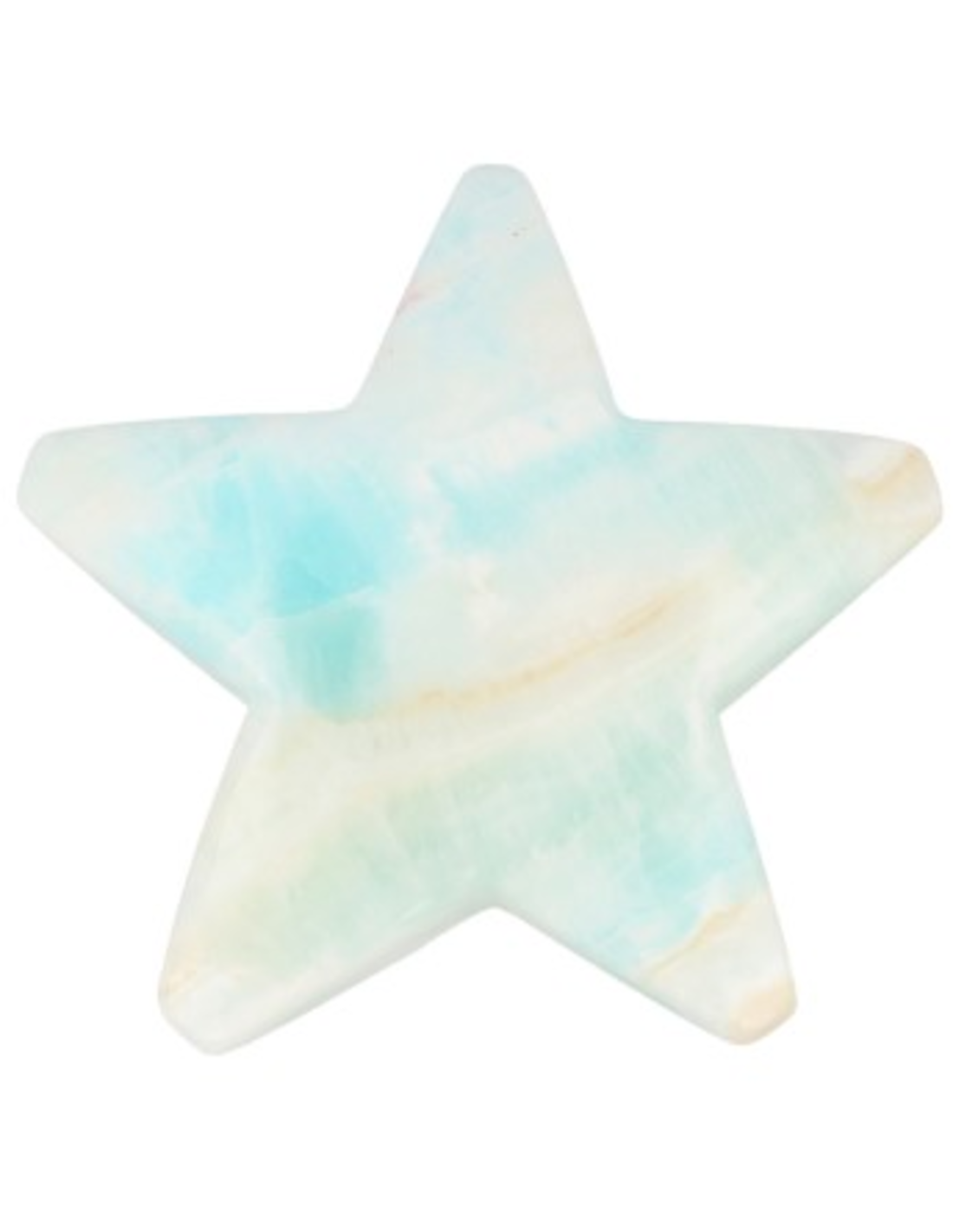 Aragoniet blauw edelsteen ster