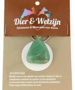 Aventurijn groen halsband hanger Dier & Welzijn