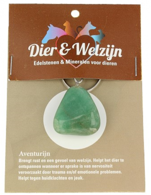 Aventurijn groen halsband hanger Dier & Welzijn