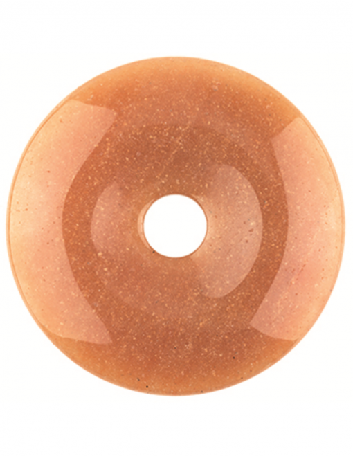 Aventurijn oranje donut 30 mm