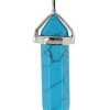 Howliet blauw dubbeleinder hanger (gekleurd)