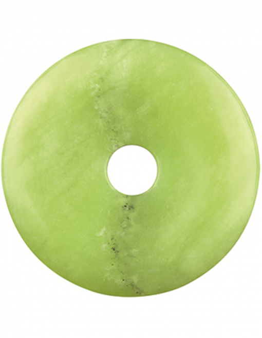 Jade olijf donut 40 mm