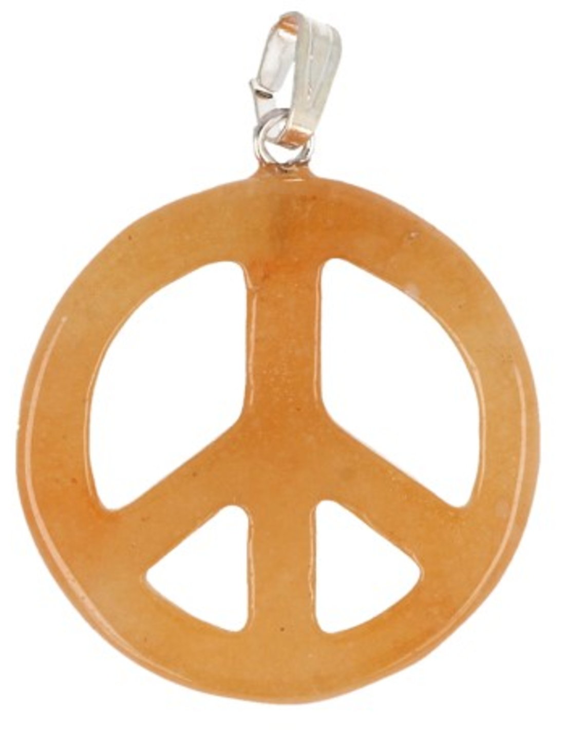 Peace hanger Aventurijn oranje