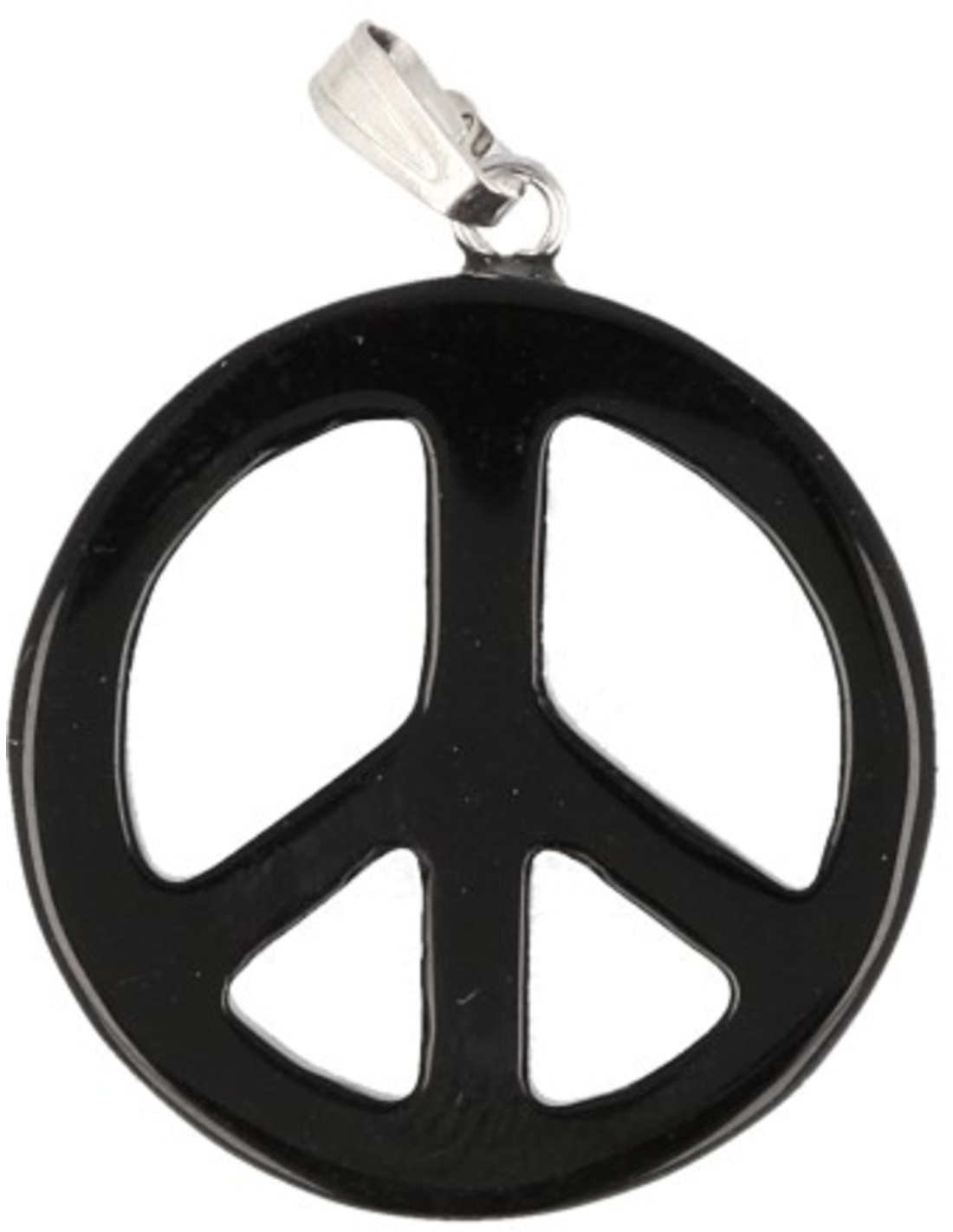 Peace hanger Obsidiaan zwart
