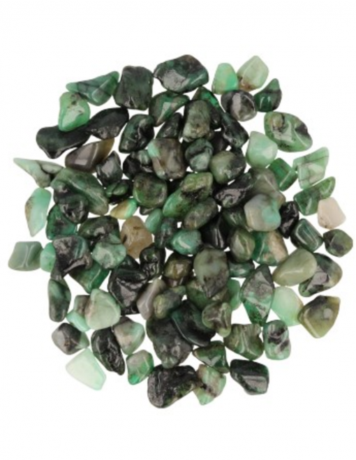 Smaragd 1 kilo trommelstenen (mt1)