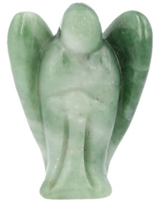 Staande engel 20 mm Jade Serpentijn