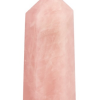 Roze kwarts edelsteen punt 7-8 cm