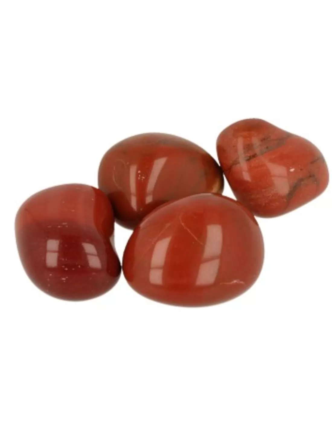 Jaspis rood A 100 gr. (mt3) trommelstenen